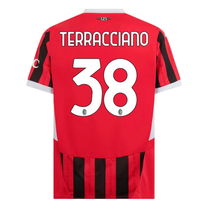 Maillot Milan AC Domicile 2024 2025 Terracciano 2