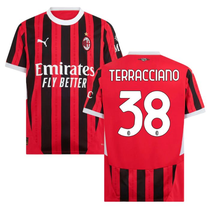 Maillot Milan AC Domicile 2024 2025 Terracciano