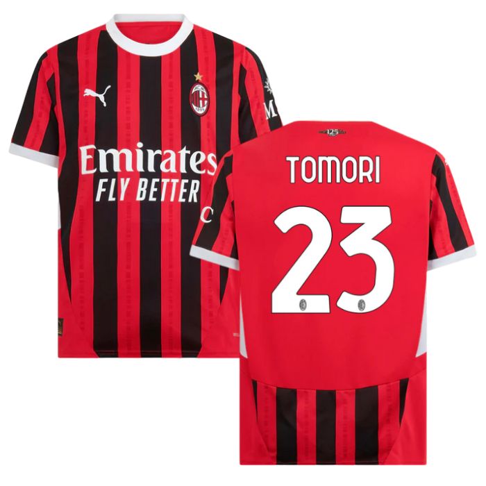 Maillot Milan AC Domicile 2024 2025 Tomori-