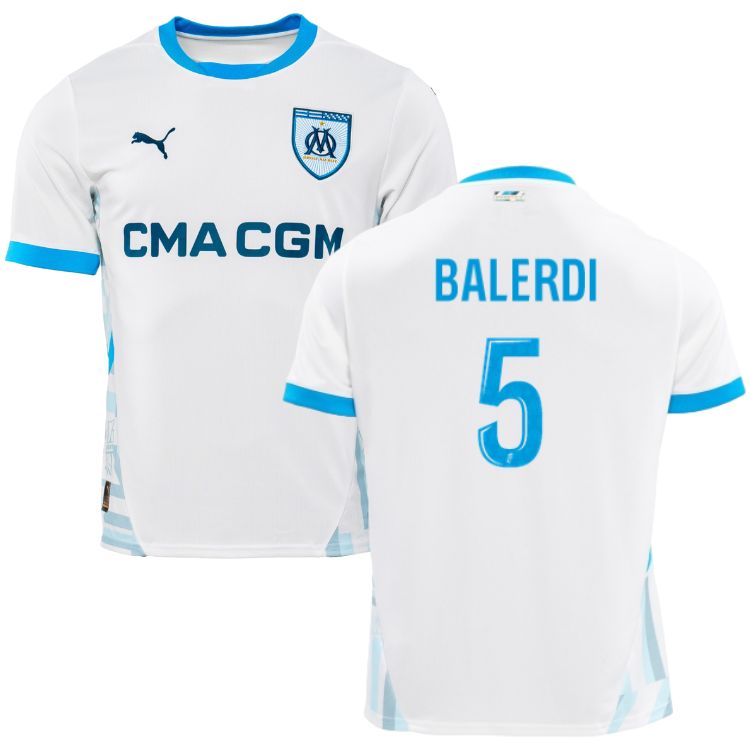 Maillot OM Domicile 2024 2025 Balerdi