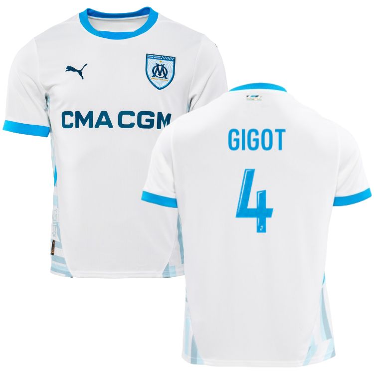 Maillot OM Domicile 2024 2025 Gigot