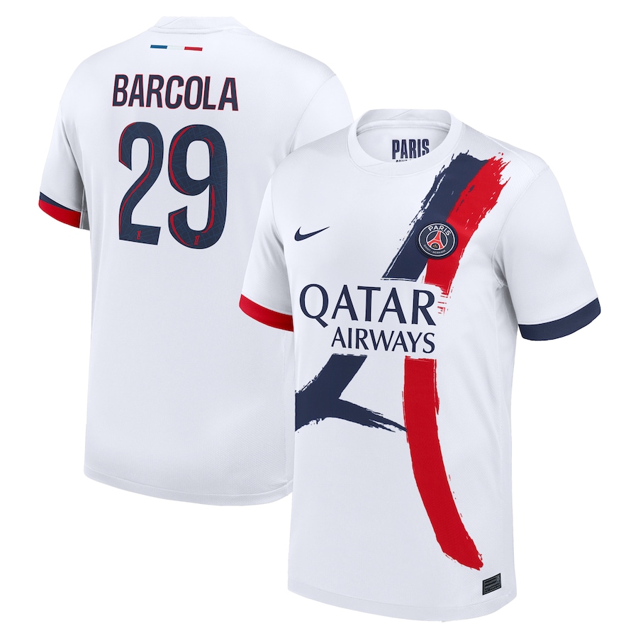 Maillot PSG Exterieur 2024 2025 Barcola | Foot Soccer Pro