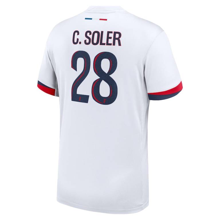 Maillot PSG Exterieur 2024 2025 Carlos Soler 2