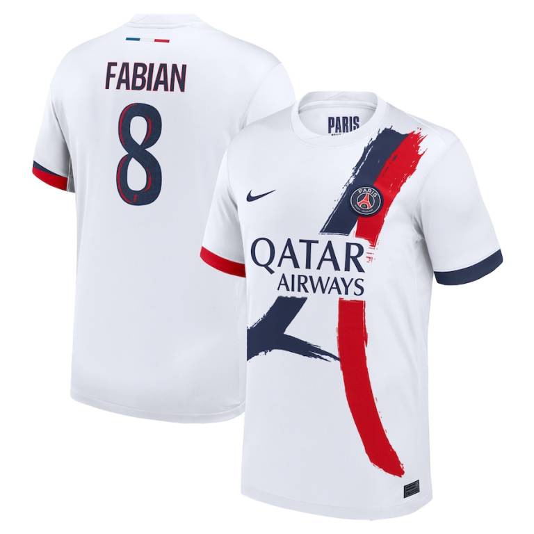 Maillot PSG Exterieur 2024 2025 Fabian Ruiz