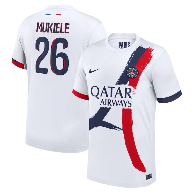 Maillot PSG Exterieur 2024 2025 Mukiele