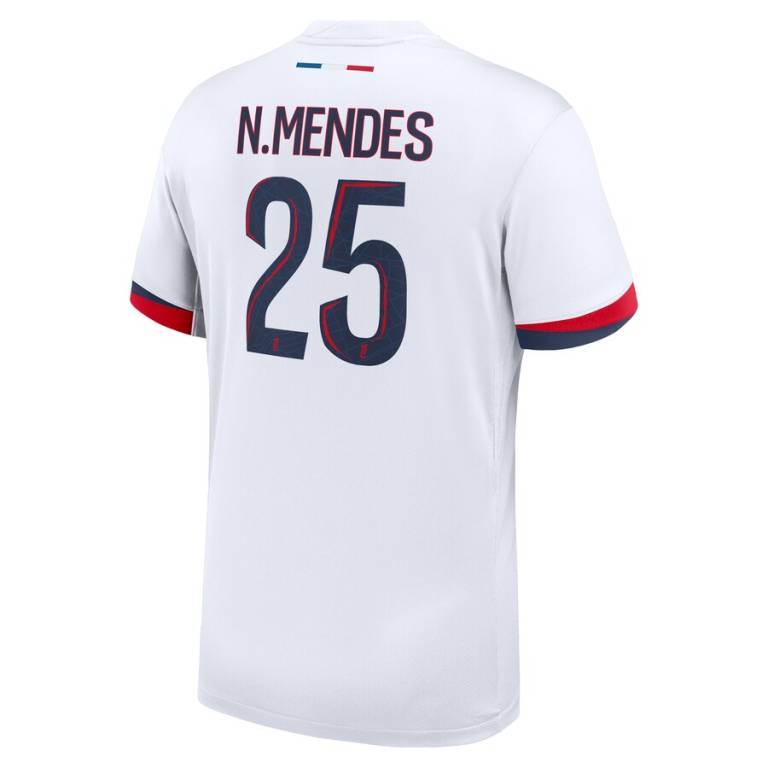 Maillot PSG Exterieur 2024 2025 Nuno Mendes 2