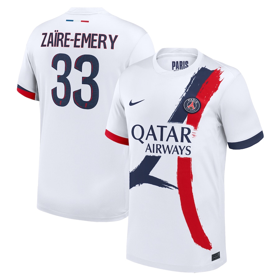 PSG Away Jersey 2024 2025 Zaire Emery Foot Soccer Pro