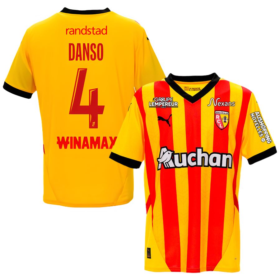 Maillot RC Lens Domicile 2024 2025 Danso | Foot Soccer Pro