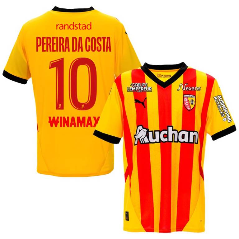 Maillot RC Lens Domicile 2024 2025 David Costa