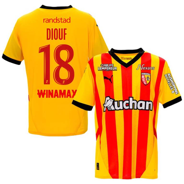 Maillot RC Lens Domicile 2024 2025 Diouf