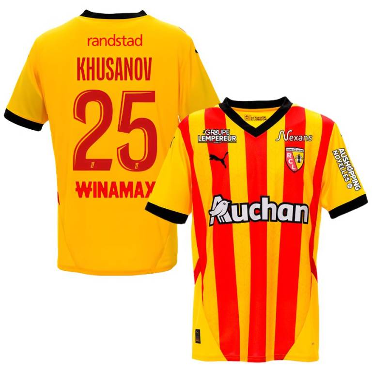 Maillot RC Lens Domicile 2024 2025 Khusanov