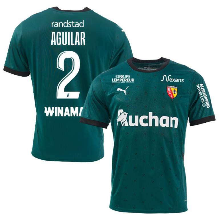 Maillot RC Lens Exterieur 2024 2025 Aguilar-