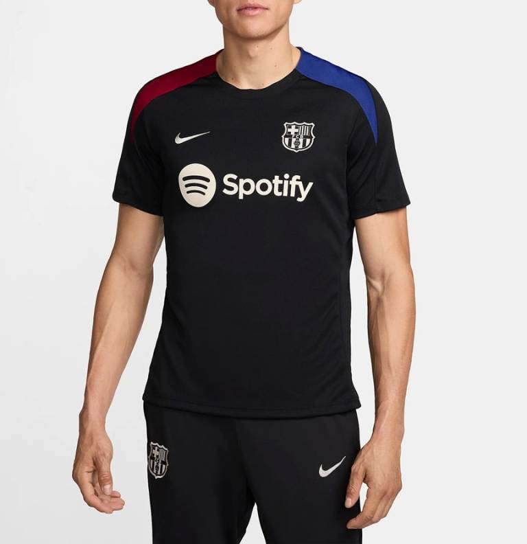 Maillot Barca Training 2024 2025 Noir (1)