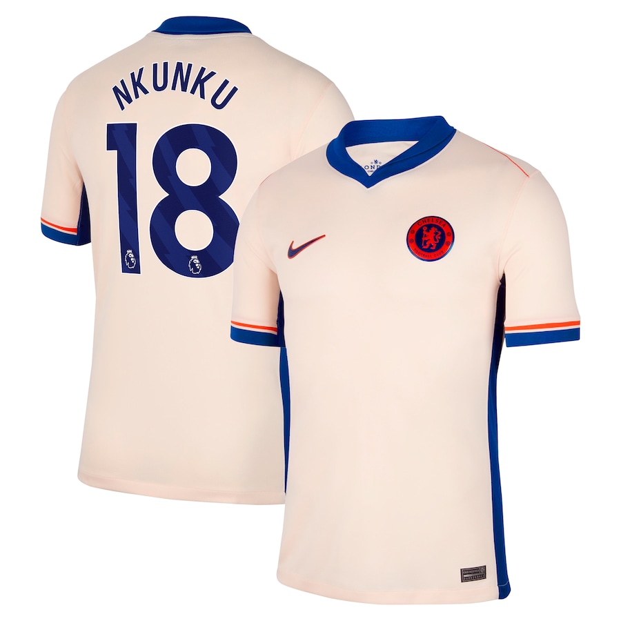 Maillot Chelsea Exterieur 2024 2025 Nkunku Foot Soccer Pro