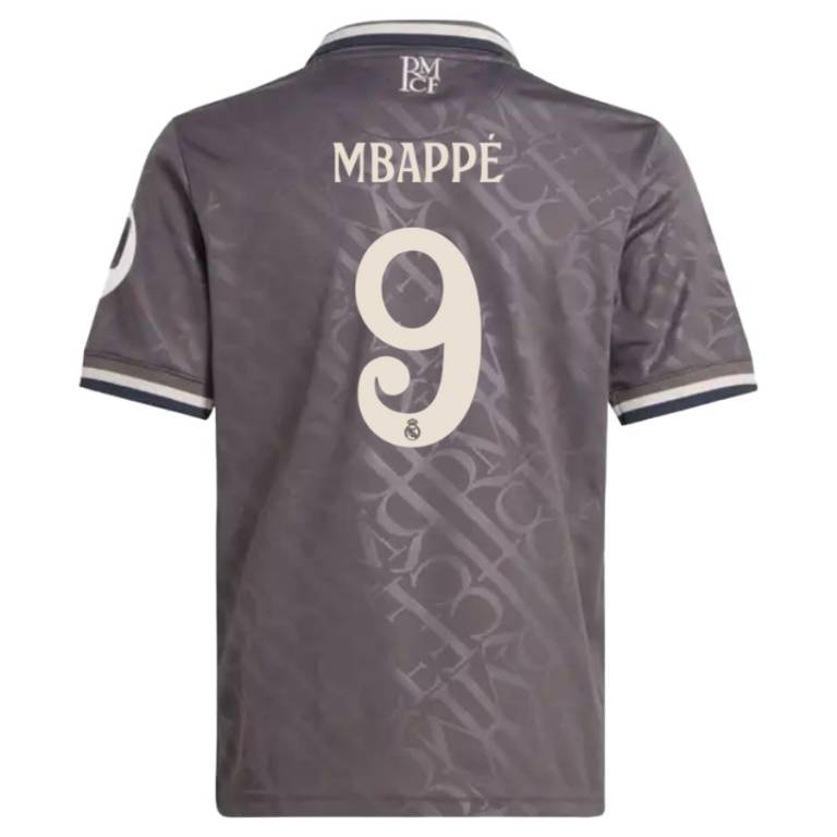 Maillot Enfant Real Madrid Third 2024 2025 Mbappe 2