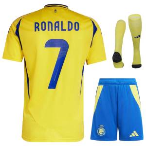 Maillot Kit Enfant AL Nassr Ronaldo Domicile 2024 2025