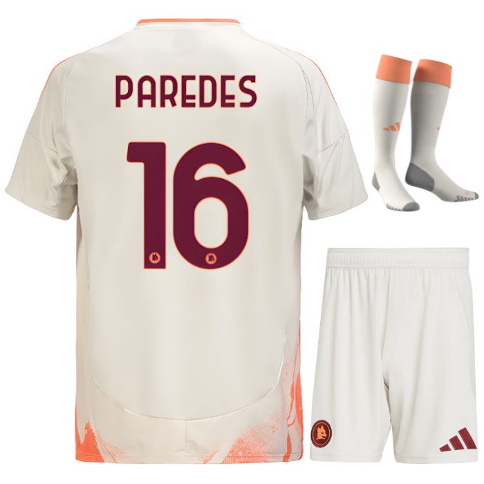 Maillot Kit Enfant AS Roma Exterieur 2024 2025 Paredes-