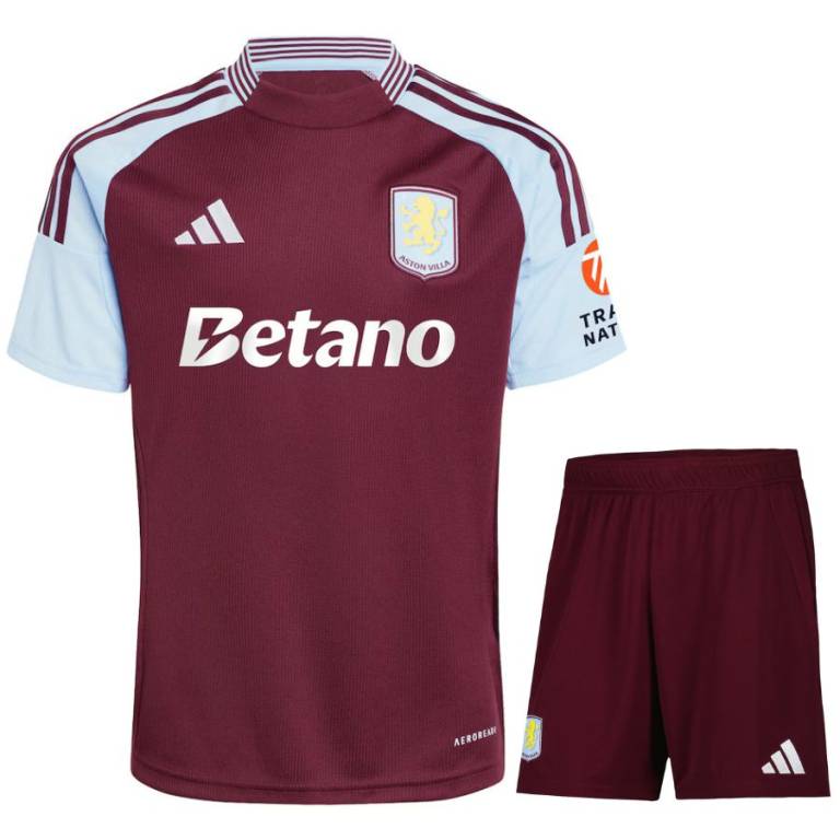 Maillot Kit Enfant Aston Villa Domicile 2024 2025