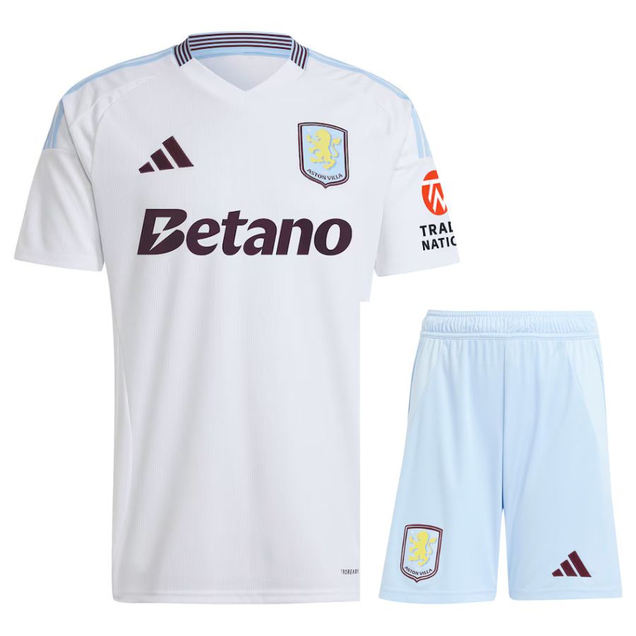 Aston Villa Away Kids Kit Jersey 2024 2025