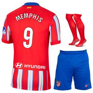 Maillot Kit Enfant Atletico Madrid Domicile 2024 2025 Memphis