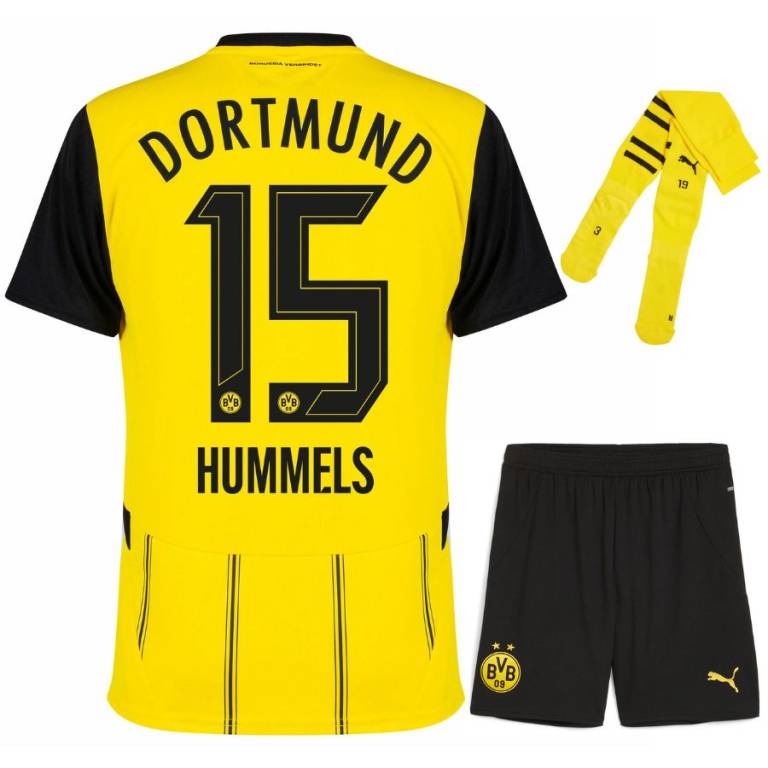 Maillot Kit Enfant BVB Dortmund 2024 2025 Domicile Hummels