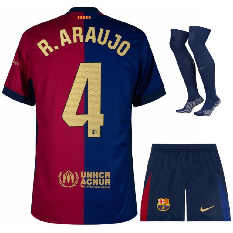 Maillot Kit Enfant Barca 2024 2025 Domicile Araujo