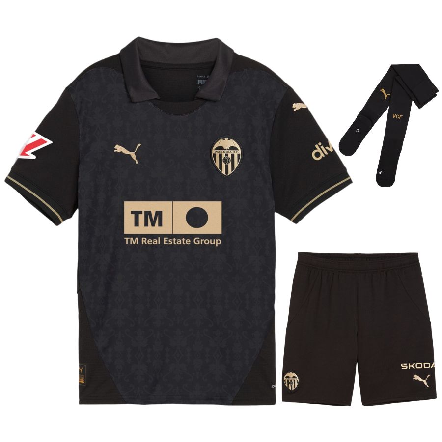 FC Valencia Away Children's Kit Jersey 2024 2025 | Foot Soccer Pro