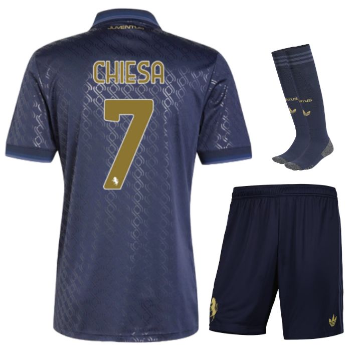 Maillot Kit Enfant Juventus Third 2024 2025 Chiesa