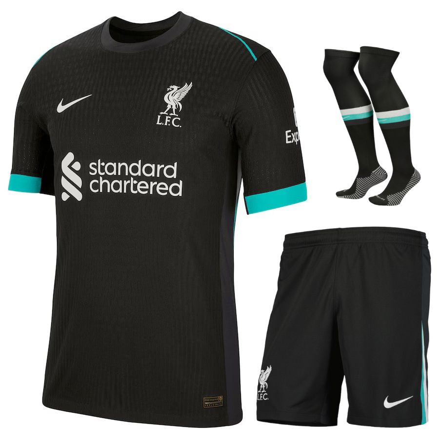 Liverpool Away Child Kit Jersey 2024 2025 | Foot Soccer Pro