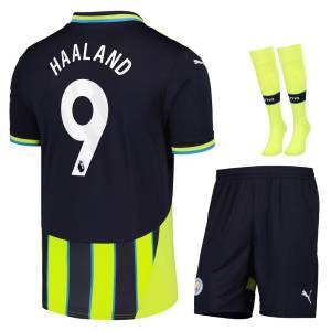 Maillot Kit Enfant Manchester City Exterieur 2024 2025 Haaland