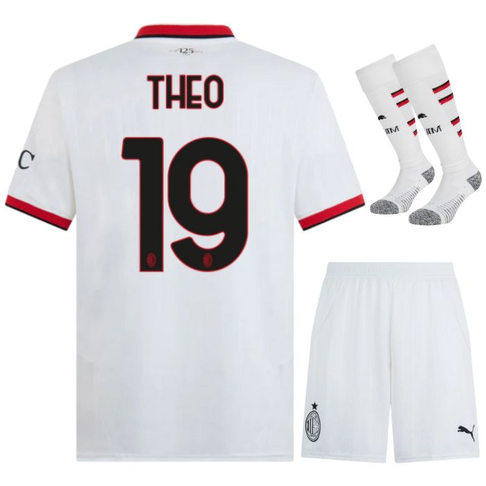 Maillot Kit Enfant Milan AC Exterieur 2024 2025 Theo