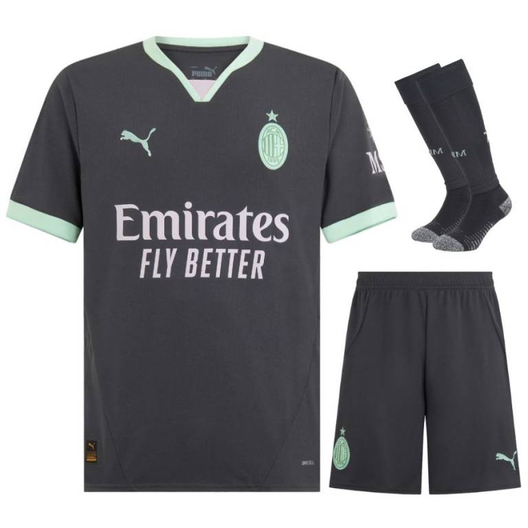 Maillot Kit Enfant Milan AC Third 2024 2025