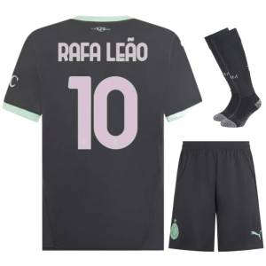 Maillot Kit Enfant Milan AC Third 2024 2025 Rafa Leão