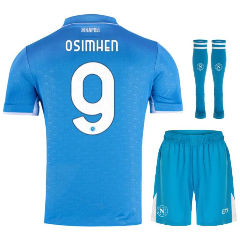 Maillot Kit Enfant Naples Domicile 2024 2025 Osimhen