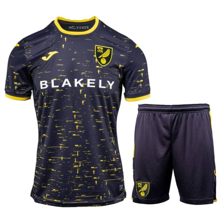 Maillot Kit Enfant Norwich City Exterieur 2024 2025