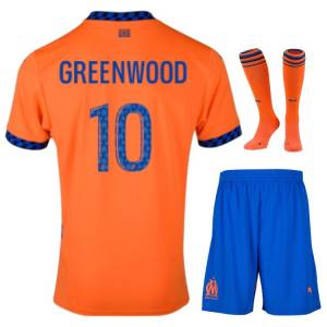 Maillot Kit Enfant OM Third 2024 2025 Greenwood