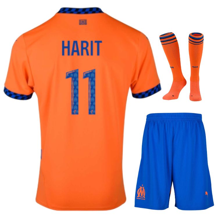 Maillot Kit Enfant OM Third 2024 2025 Harit