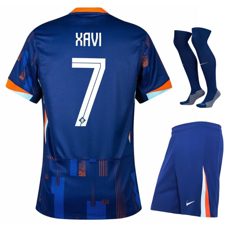 Maillot Kit Enfant Pays Bas Exterieur 2024 2025 Xavi