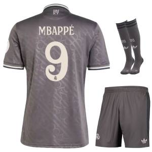 Maillot Kit Enfant Real Madrid Third 2024 2025 Mbappe