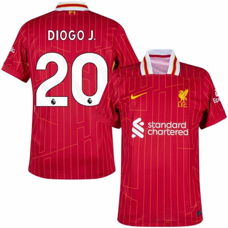 Maillot Liverpool Domicile 2024 2025 Diogo J.