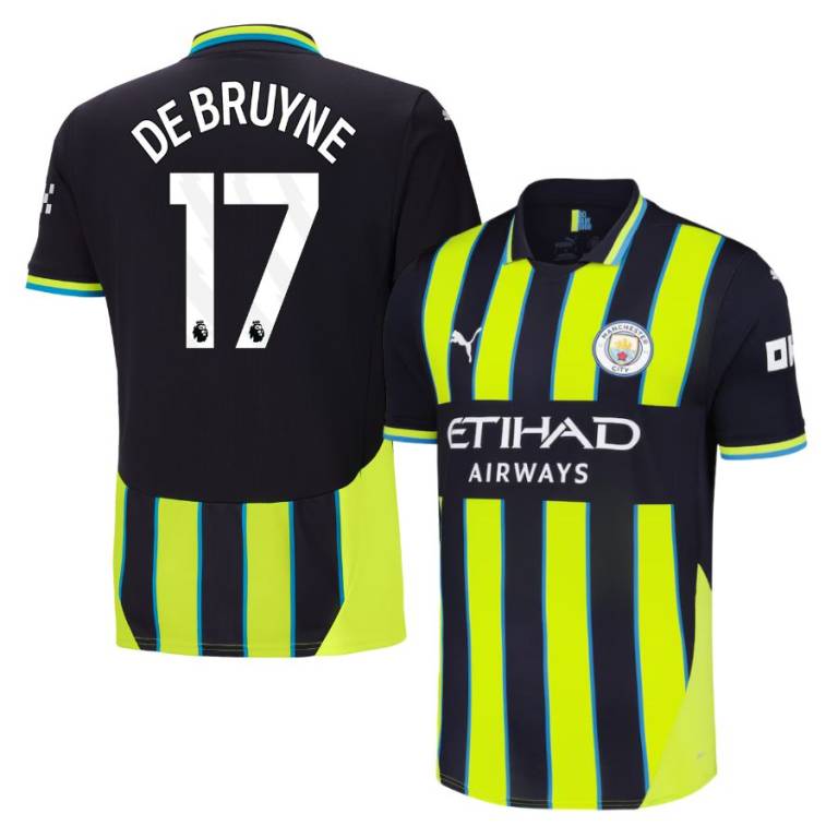 Maillot Manchester City Exterieur 2024 2025 De Bruyne-