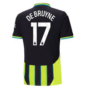 Maillot Manchester City Exterieur 2024 2025 De Bruyne 2-