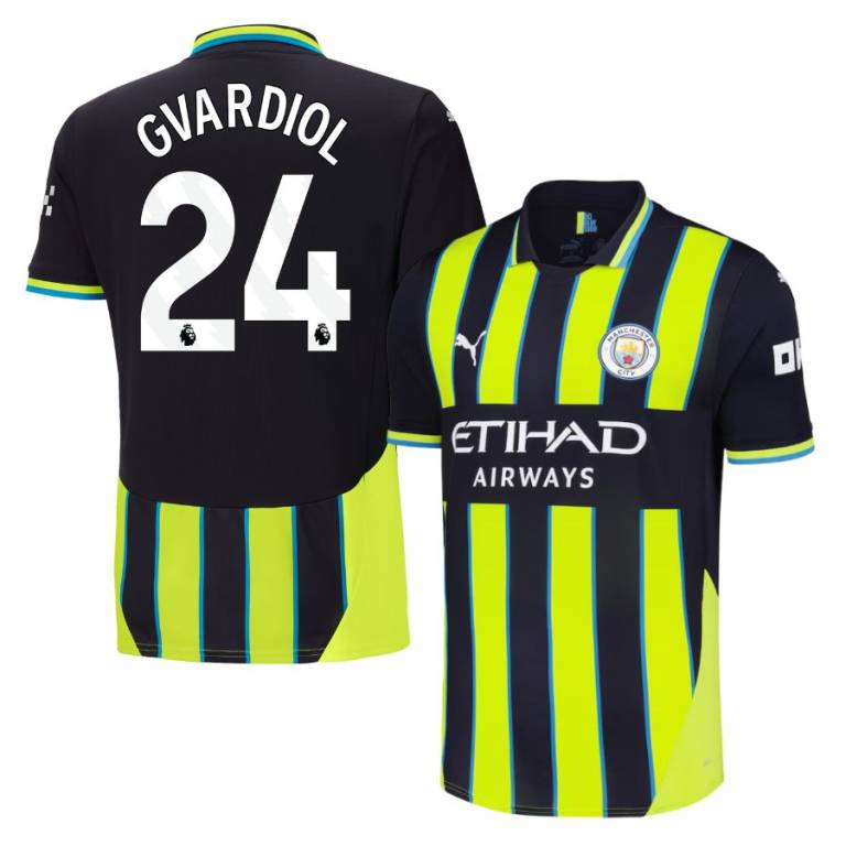 Maillot Manchester City Exterieur 2024 2025 Gvardiol