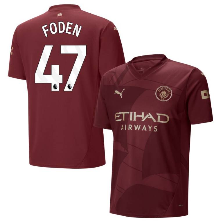 Maillot Manchester City Third 2024 2025 Foden