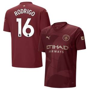 Maillot Manchester City Third 2024 2025 Rodrigo