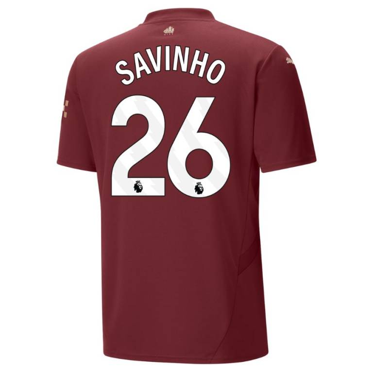 Maillot Manchester City Third 2024 2025 Savinho 2