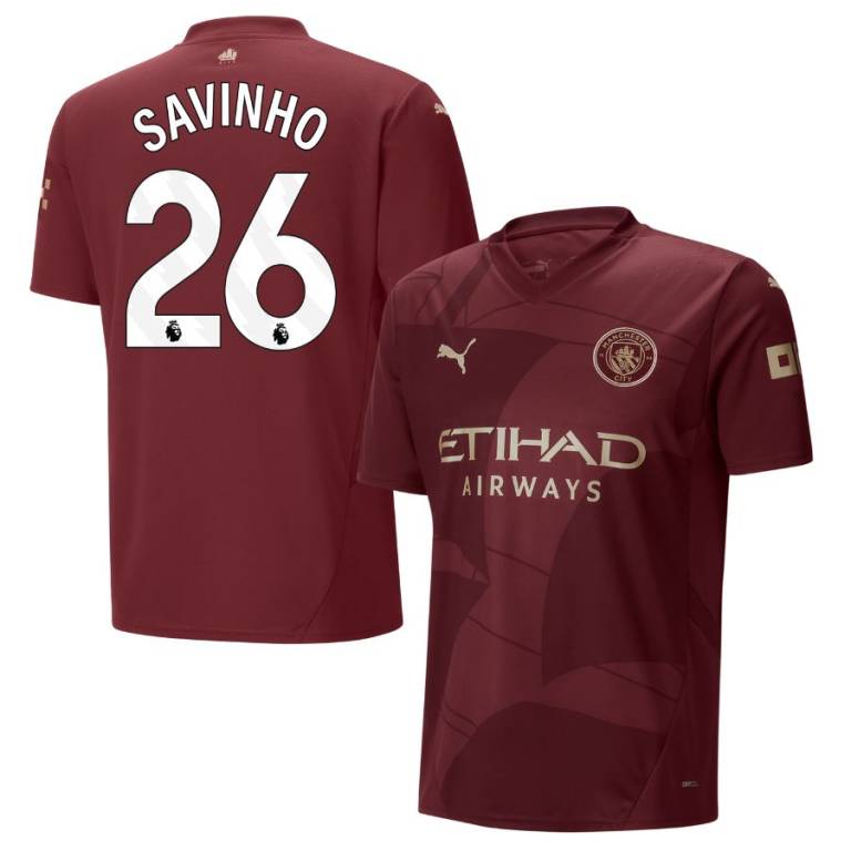 Maillot Manchester City Third 2024 2025 Savinho