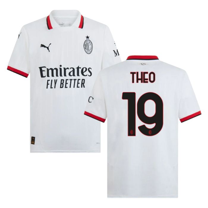 Maillot Milan AC Exterieur 2024 2025 Theo