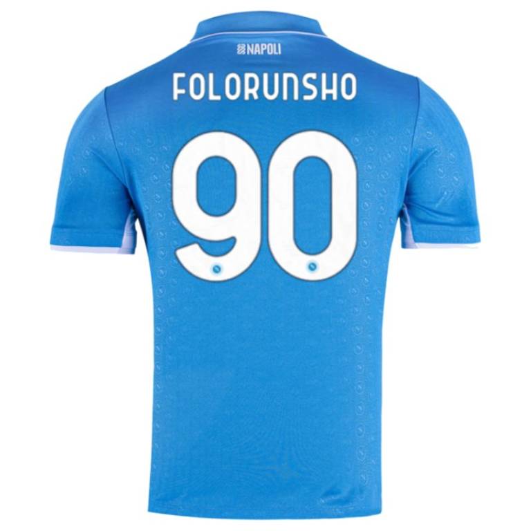 Maillot Naples Domicile 2024 2025 Folorunsho 2