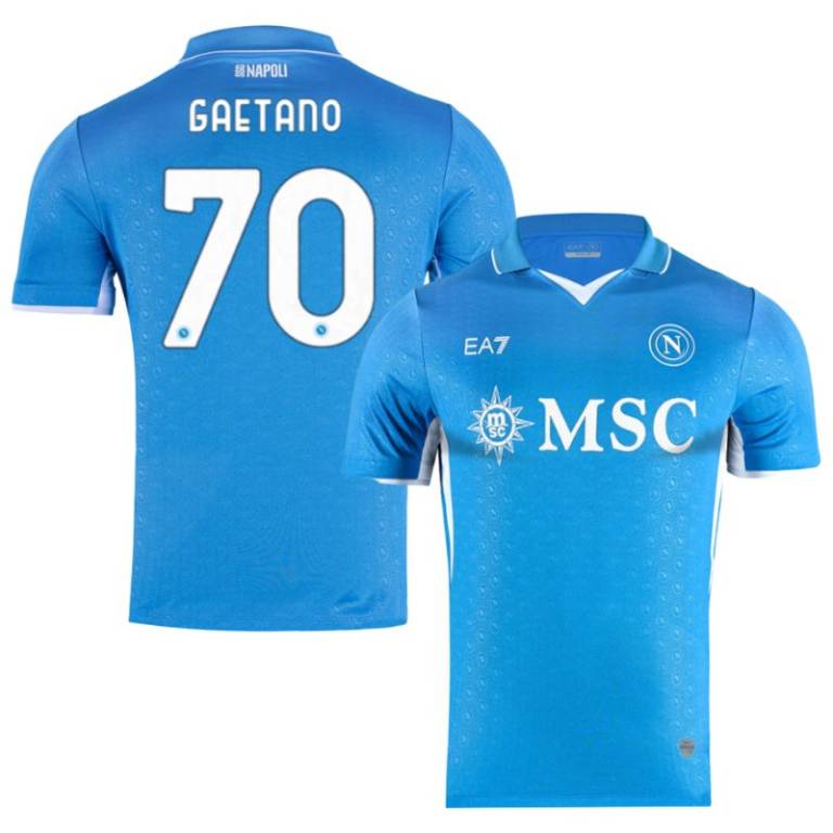 Maillot Naples Domicile 2024 2025 Gaetano